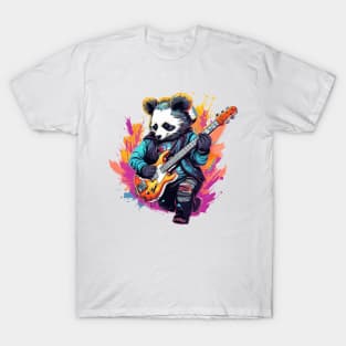 Panda Playing Guitar T-Shirt